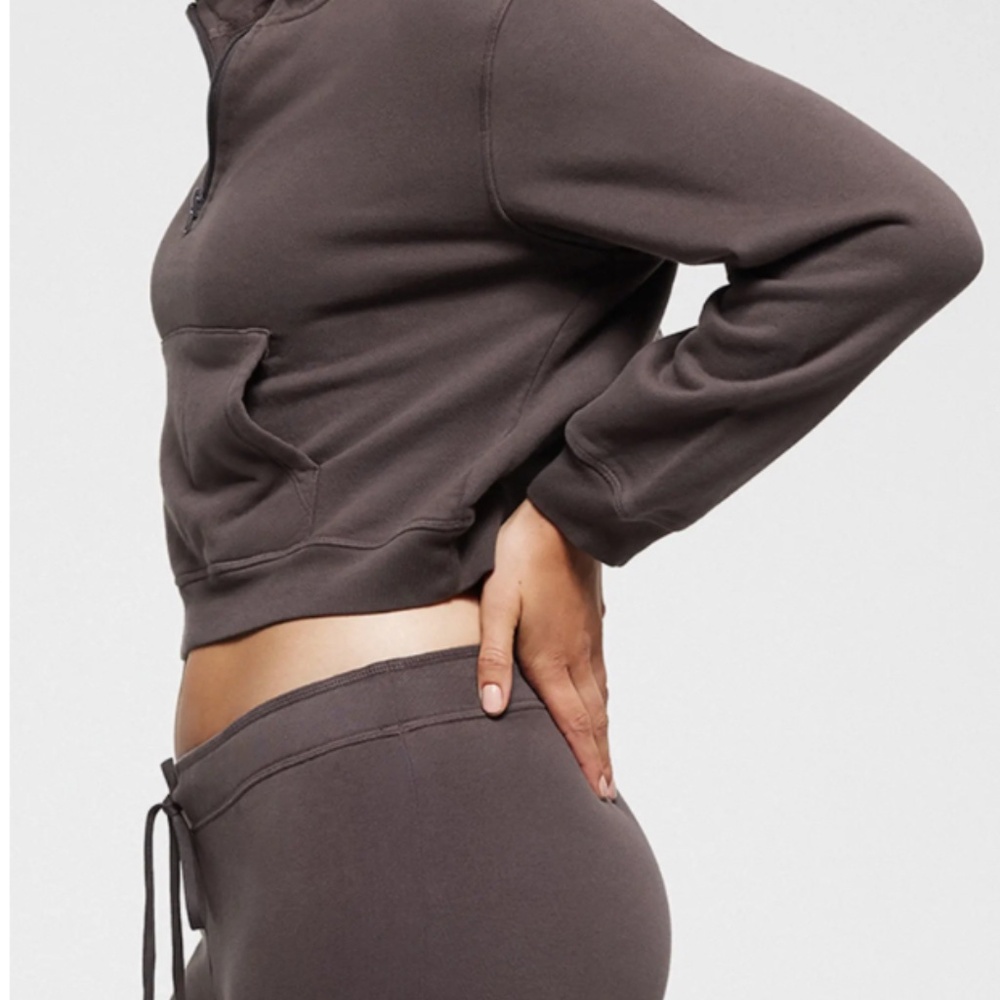 SKIMS FRENCH TERRY HALF ZIP PULLOVER - Picture 12 of 12